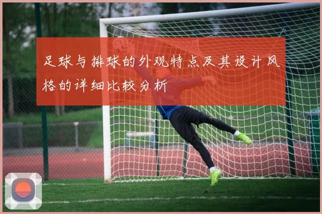 足球与排球的外观特点及其设计风格的详细比较分析